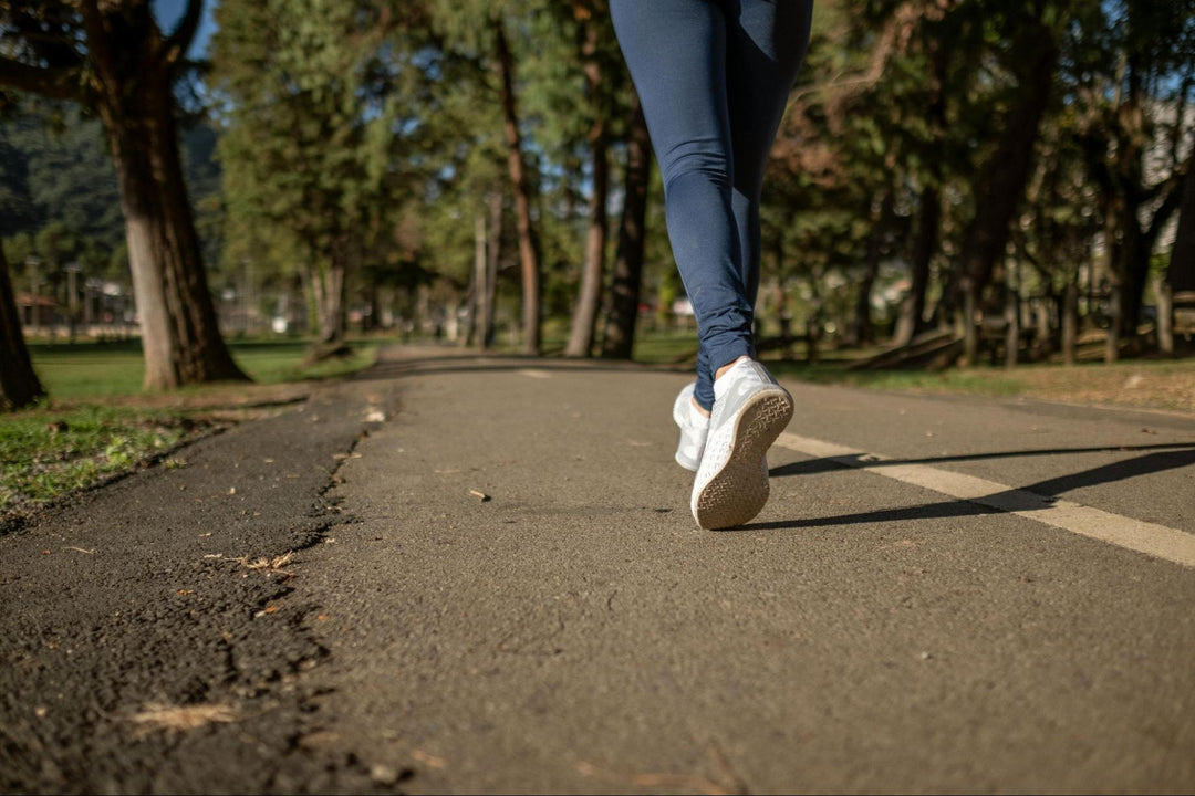 Person Running on the Trail