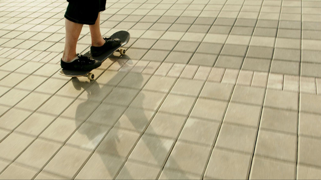 Skateboarder in Low Top Sneakers